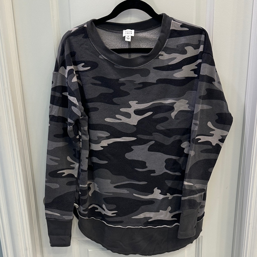 Camo Crew Neck Sweater